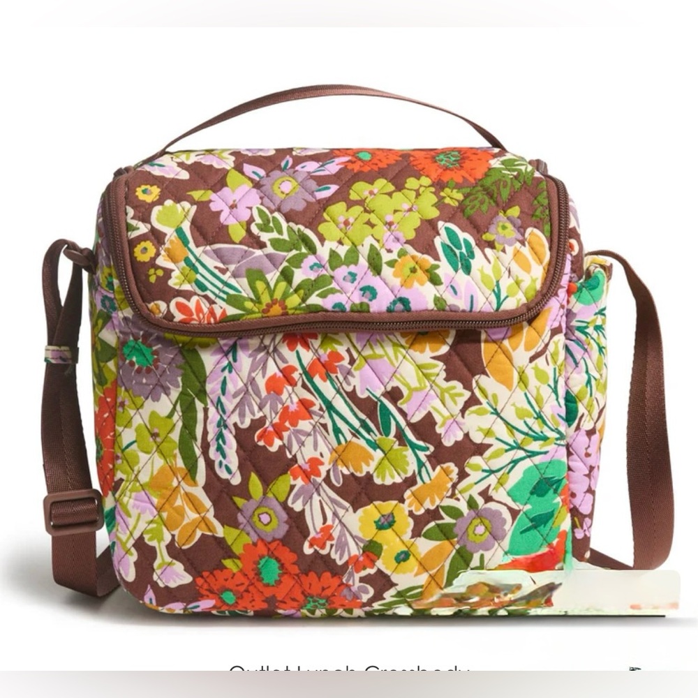Vera Bradley Lunch Crossbody in Evening Garden
